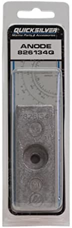 Quicksilver 826134Q Side Pocket Aluminum Anode - Mercury Mariner and Force Outboards