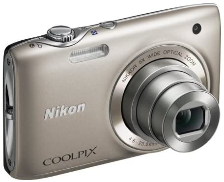 Nikon COOLPIX S3100 14 MP Digital Camera with 5x NIKKOR Wide-Angle Optical Zoom Lens and 2.7-Inch LCD (Silver)