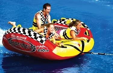 SportsStuff Half Pipe Frantic Towable Ski Tube 3-Person