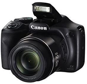 Canon PowerShot SX540 Digital Camera w/ 50x Optical Zoom - Wi-Fi & NFC Enabled (Black), 1 - 1067C001