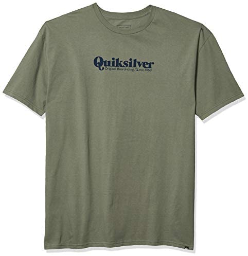 Quiksilver Men's Modern Script TEE, Agave Green, S