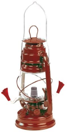 Outside Inside Hurricane Lantern Hummingbird Feeder for Outdoors and Rustic Yard Decor