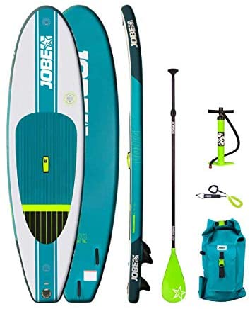 Jobe 2018 Aero Volta Inflatable Stand Up Paddle Board 10'0 x 32 INC Paddle, Backpack, Pump & Leash