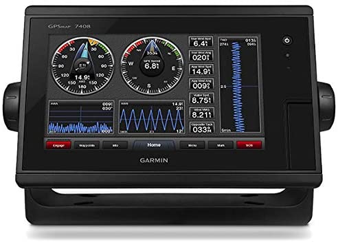 Garmin GPSMAP 7408 Multi-Function Display, 8-inch Touchscreen Chartplotter with g3 Coastal Charts for US and West Canada (010-01305-10)