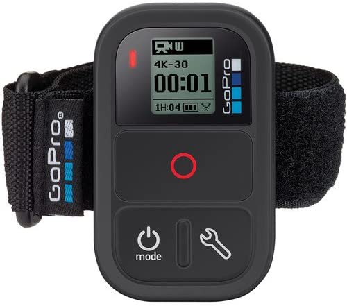 Original GoPro Smart Remote WiFi Waterproof for Hero4 Hero3+ Black Silver (Camera Not Included) with 32GB MicroSDHC SD Card