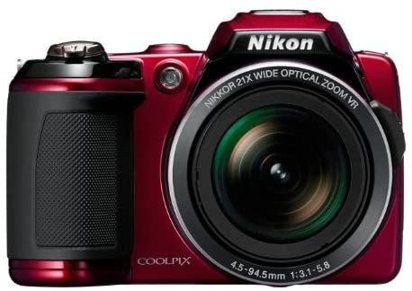 Nikon COOLPIX L120 14.1 MP Digital Camera with 21x NIKKOR Wide-Angle Optical Zoom Lens and 3-Inch LCD (Red) (OLD MODEL)