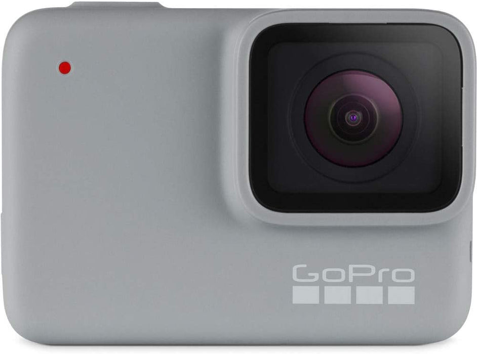 GoPro HERO7 Hero 7 Waterproof Digital Action Camera with 64GB microSD Card Advanced Bundle (White)
