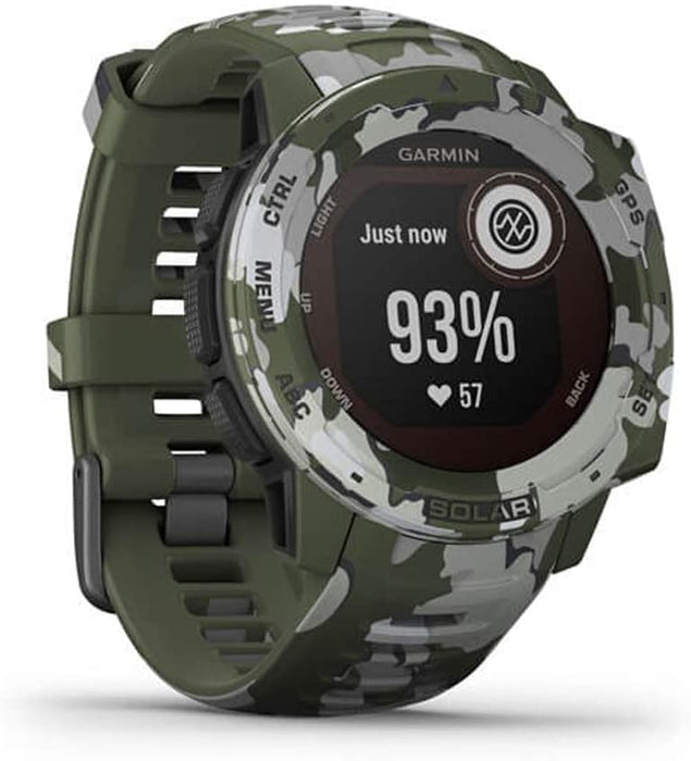 Garmin Instinct Solar Smartwatch Tactical Edition(010-02293-14) w/ 2X Screen Protectors