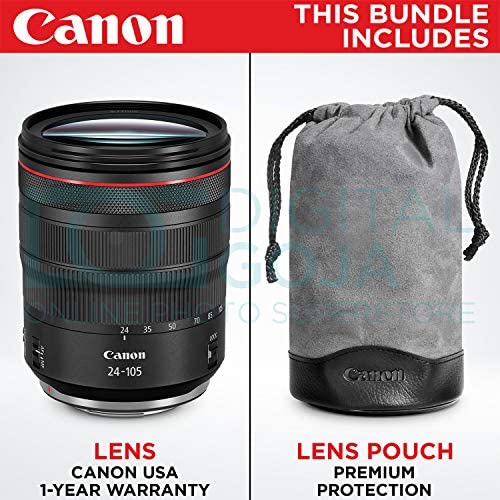 Canon RF 24-105mm f/4L is USM Lens with Altura Photo Advanced Accessory and Travel Bundle