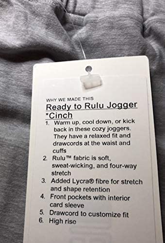 Lululemon Ready to RULU Jogger Cinch - HSVD (Heathered Silver Drop)