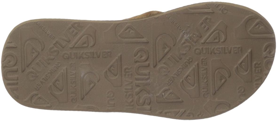 Quiksilver Kids' Carver Suede Youth Flip-Flop Sandal
