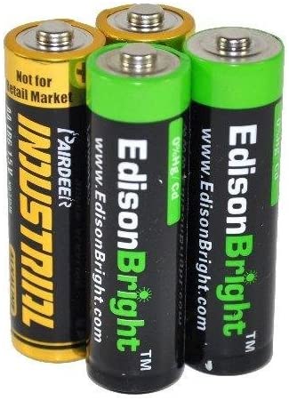 Fenix E20 2015 265 Lumen XP-E2 LED Tactical Flashlight with Two EdisonBright AA Alkaline Batteries