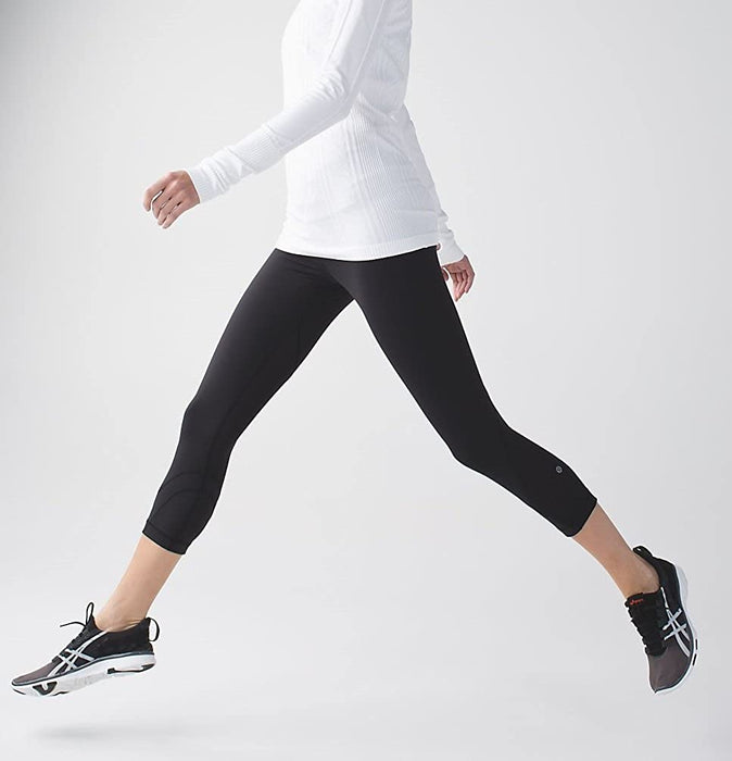 Lululemon Inspire Crop II Mesh Black