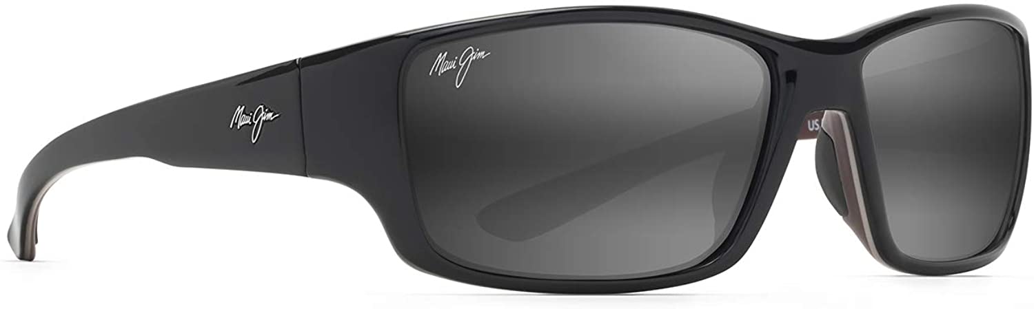 Maui Jim Men's Local Kine Wrap Sunglasses
