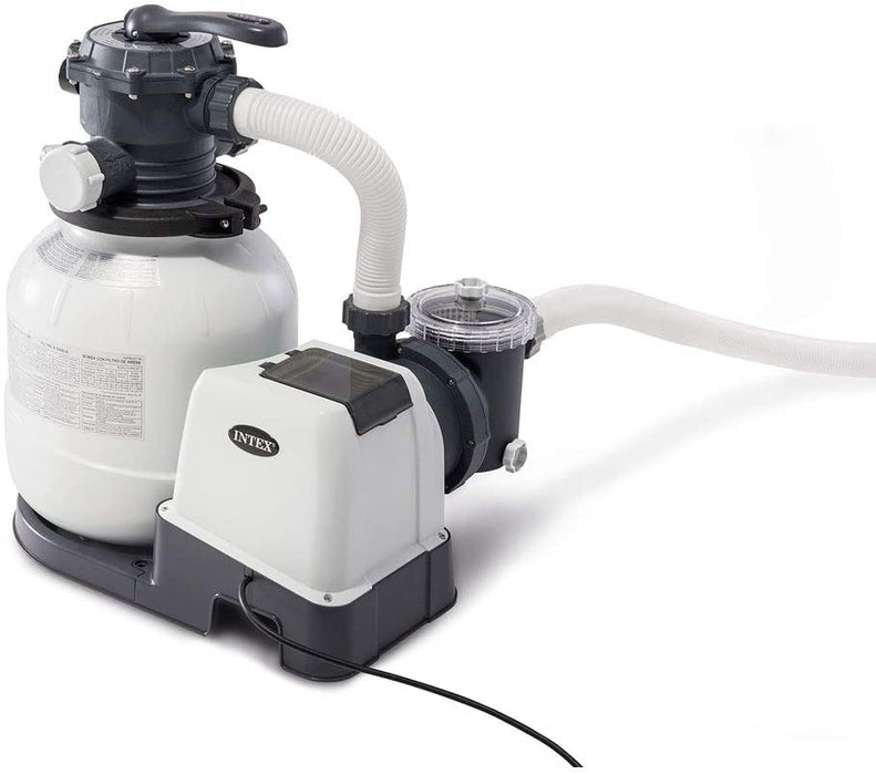 Intex 26' x 52" Ultra Frame Above Ground Swimming Pool Set with Pump and Ladder