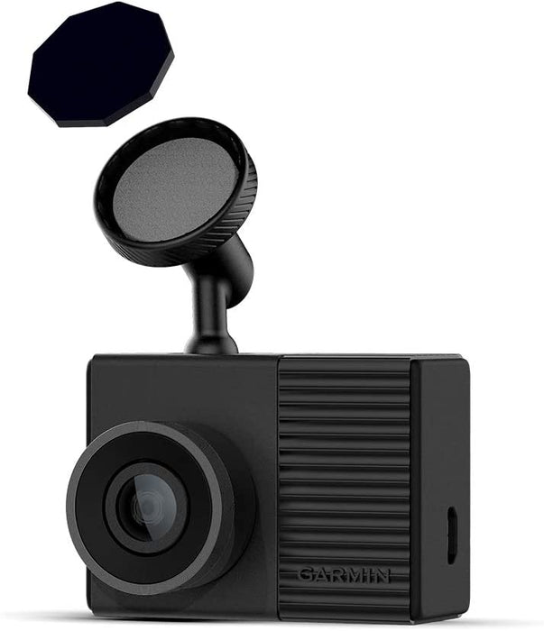 Garmin Dash Cam 46, Wide 140-Degree Field of View in 1080P HD, Very Compact with Automatic Incident Detection and Recording & 010-12530-03 Parking Mode Cable, 6.60" x 2.70" x 2.00", Black