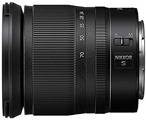 Nikon Z7 Mirrorless FX-Format Full-Frame 4K Ultra HD Camera Body (1594) with NIKKOR Z 24-70mm f/4 S Lens Kit + FTZ Mount Adapter for F-Mount and 120GB Memory Card Deco Gear Backpack Microphone Bundle