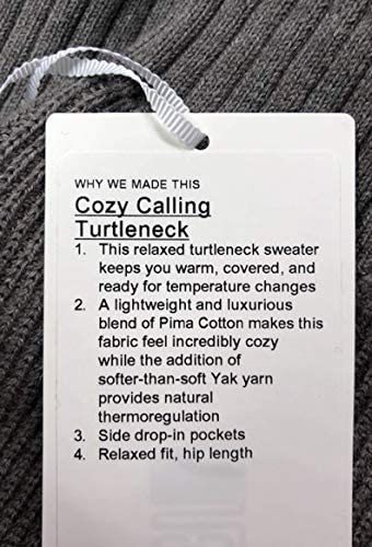Lululemon Cozy Calling Turtleneck - HCMG (Heathered Core Medium Grey)