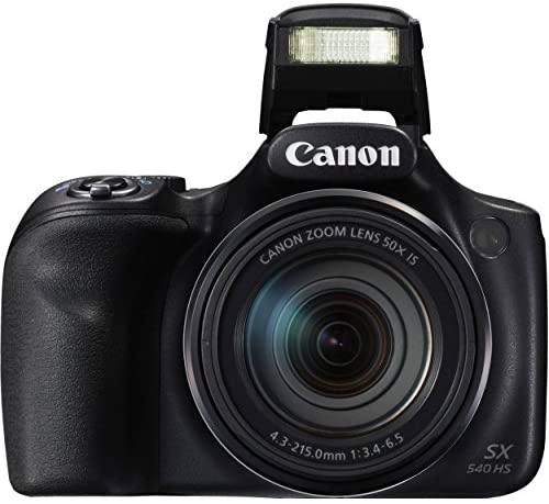 Canon PowerShot SX540 is Wi-Fi Enabled Digital Camera + 16GB Memory Card, Travel Charger, Camera Case, Starter Cleaning Kit & Accessories
