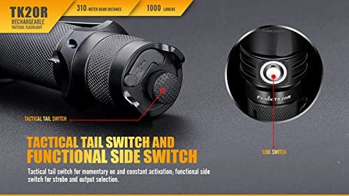 Fenix Flashlights TK20R LED Flashlight with Battery