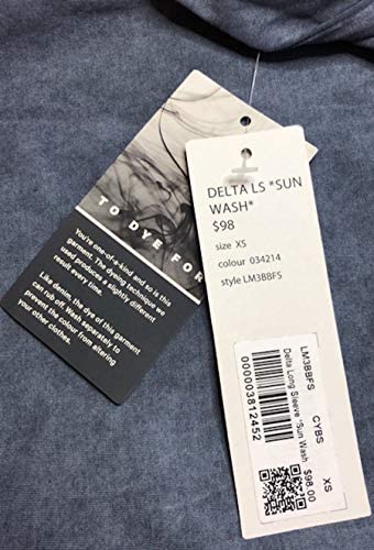 Lululemon Delta LS Sun WASH - (Gray Slate)