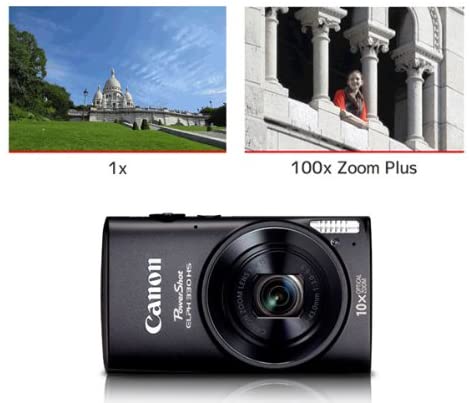 Canon PowerShot ELPH 330 12MP Digital Camera with 10x Optical Image Stabilized Zoom with 3-Inch LCD (Pink) (OLD MODEL)