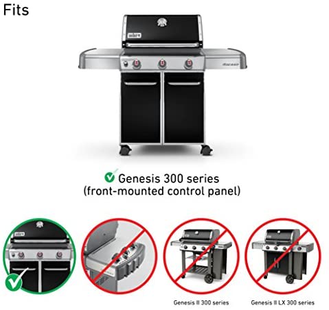 Weber 7620 Gas Grill Stainless Steel Flavorizer Bar Set for 300 Series Gas Grills (17.5 x 2.25 x 2.375)