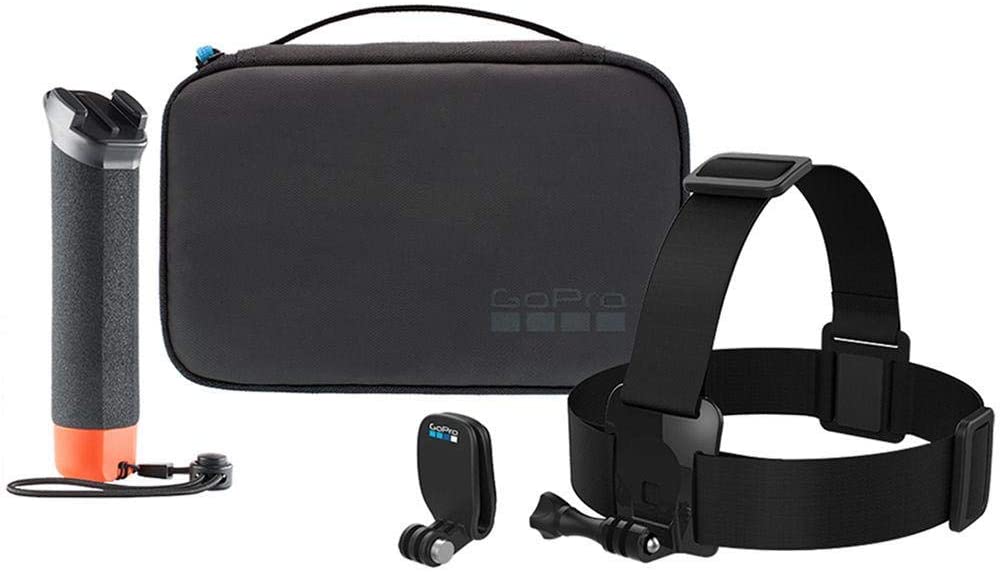 GoPro Hero 8 Action Camera with Shorty Tripod, Lexar 633x 64GB Memory Card, Two Spare GoPro Batteries, Card Reader and GoPro Handler Float Handle with GoPro Case