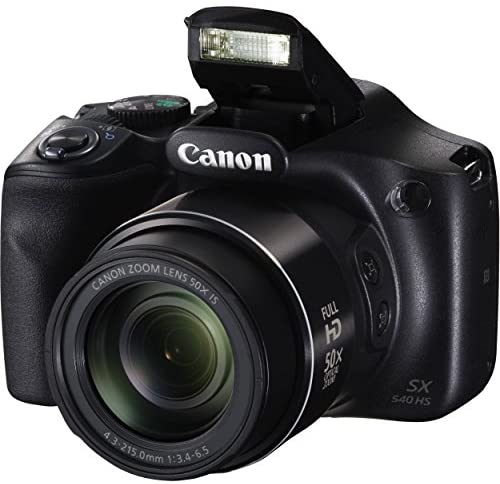 Canon Powershot SX540 is Wi-Fi Enabled Digital Camera + 32GB Memory Card, Camera Case, Tripod, AC/DC Turbo Travel Charger, Starter Cleaning Kit & Deluxe Accessories