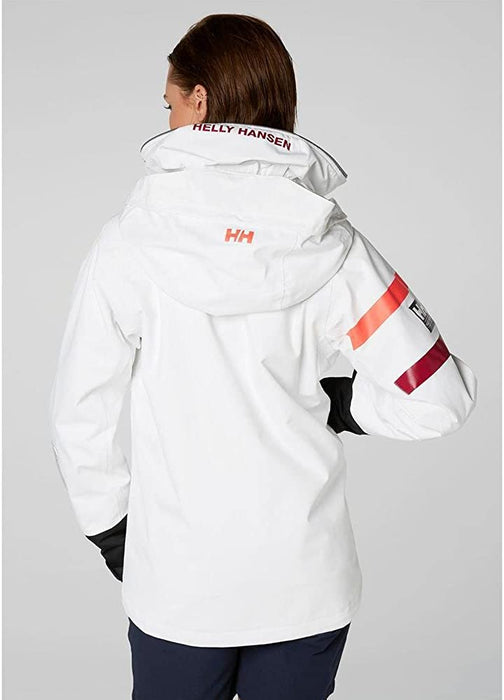 Helly Hansen Women's Salt Waterproof Windproof Breathable Performance Sailing Rain Jacket with Hood