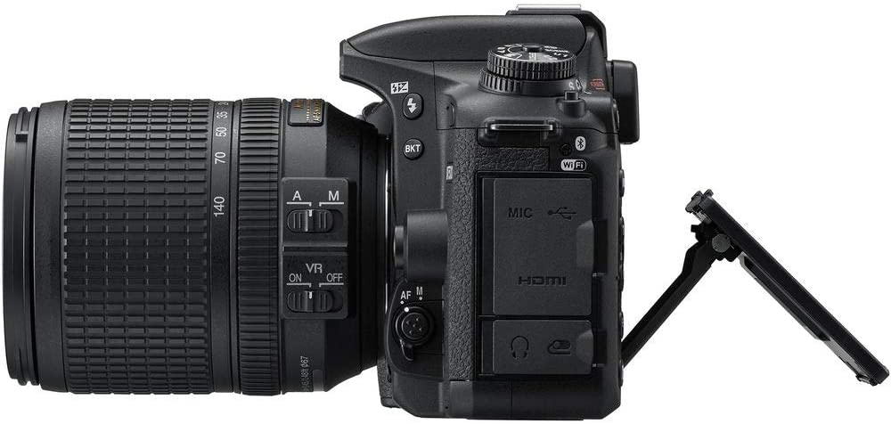Nikon D7500 DSLR Camera w/ 18-140mm Lens (International Model) - 128GB - Case - EN-EL15 Battery