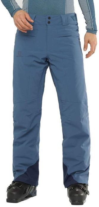 Salomon Brilliant Mens Ski Pants - Large/Dark Denim