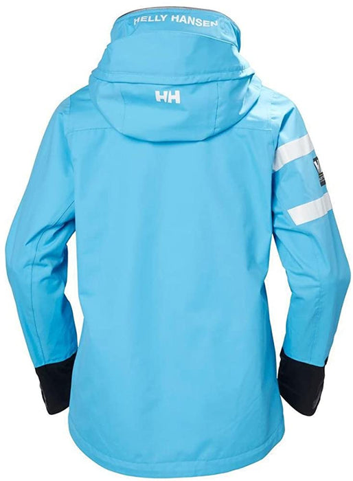 Helly Hansen Women's Salt Waterproof Windproof Breathable Performance Sailing Rain Jacket with Hood
