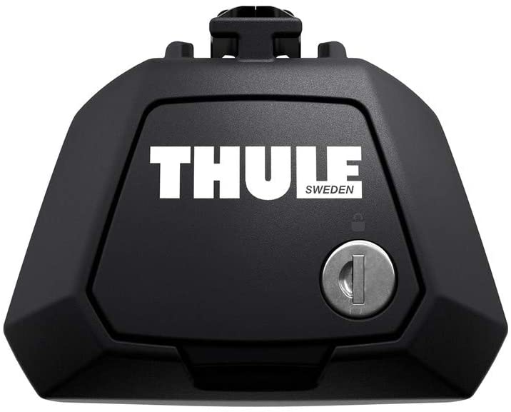 Thule 710400 Roof Racks, Evo Raised Rail, Black, Set of 4