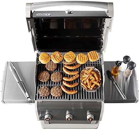 Weber Spirit E-310 Liquid Propane Gas Grill, 46510001 model - Black