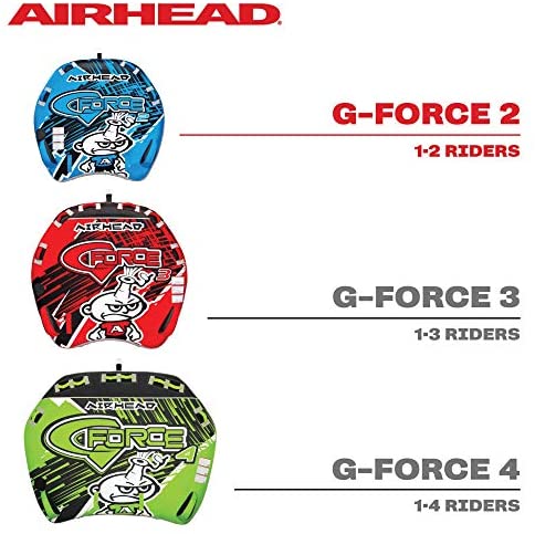 Airhead G-Force Towable Tube for Boating with 1-4 Rider Options