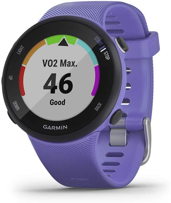 Garmin Forerunner 45S, 39mm Easy-to-use GPS Running Watch with Coach Free Training Plan Support