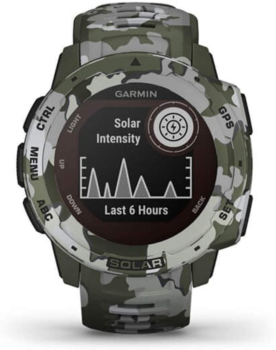Garmin Instinct Solar Smartwatch Tactical Edition(010-02293-14) w/ 2X Screen Protectors
