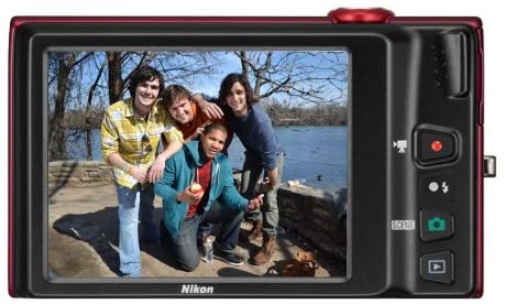 Nikon COOLPIX S4100 14 MP Digital Camera with 5x NIKKOR Wide-Angle Optical Zoom Lens and 3-Inch Touch-Panel LCD (Plum)