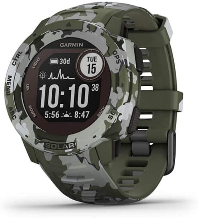 Garmin Instinct Solar Smartwatch Tactical Edition(010-02293-14) w/ 2X Screen Protectors