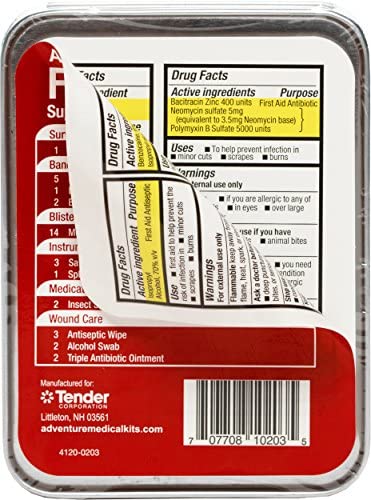 Adventure Medical Kits 0.5 Adventure First Aid Kit Tin