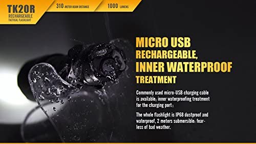 Fenix Flashlights TK20R LED Flashlight with Battery