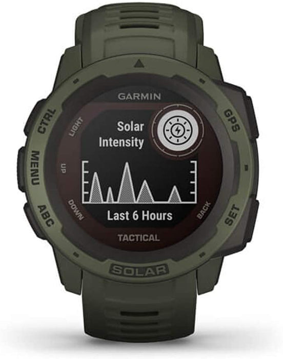 Garmin Instinct Solar Smartwatch Tactical Edition(010-02293-14) w/ 2X Screen Protectors