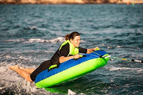 Jobe Breeze 1 Person Towable - Blue - Unisex - A Convenient Quick-Rope Connector Allows Easy Rope Connection and Detachment