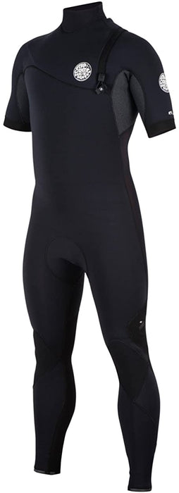 Rip Curl E Bomb Zip Free Entry 2/2mm Short Sleeve Full Wetsuit