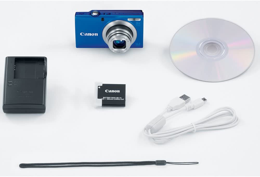 Canon PowerShot A4000IS 16.0 MP Digital Camera with 8x Optical Image Stabilized Zoom 28mm Wide-Angle Lens with 720p HD Video Recording and 3.0-Inch LCD (Black)