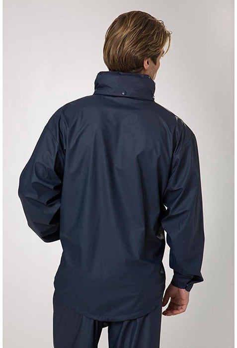Helly Hansen Men's Voss Windproof Waterproof Rain Coat Jacket with Stowable Hood