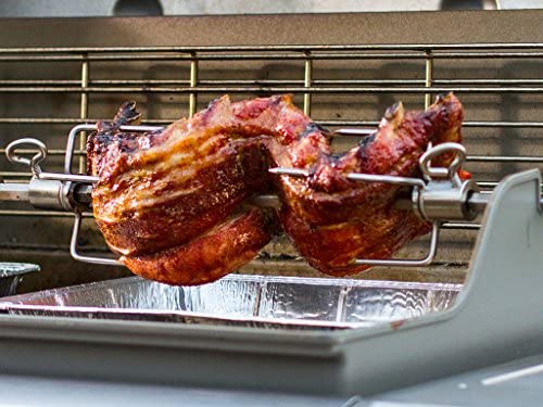Weber 7652 Rotisserie for Use with Genesis II & II LX 2 & 3 Burner 300 Series Grills