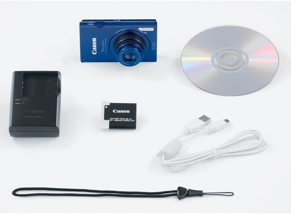 Canon PowerShot ELPH 320 HS 16.1 MP Wi-Fi Enabled CMOS Digital Camera with 5x Zoom 24mm Wide-Angle Lens with 1080p Full HD Video and 3.2-Inch Touch Panel LCD (Black)