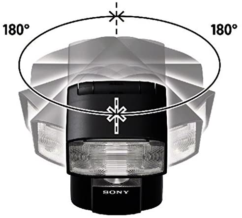 Sony HVL-F45RM Compact, Radio-Controlled Gn 45 Camera Flash with 1" Display, Black